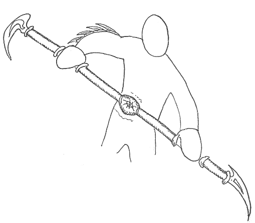 un ajiak pourvu d'une gemme enchant&eacute;e