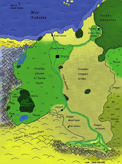 Carte de l'Hiscontie