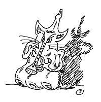 Cr&eacute;ature insens&eacute;e, d'apr&egrave;s J. Bosch, par Tybalt