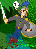 une future victime des lianes faucheuses, par Tybalt