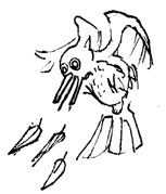 Porte-d&eacute;plume, par Loonce Selagnes