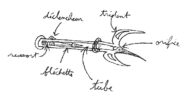 Sch&eacute;ma technique d'un Trident de l'Escrimeur